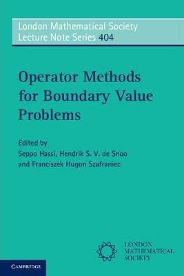 Libro Operator Methods For Boundary Value Problems - Sepp...