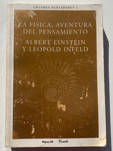 Libro  La Física, Aventura Del Pensamiento  Albert Einstein