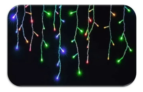 Cascata 400 Leds 8 Funções Pisca Pisca Natal 8 Metros Cor Das Luzes Colorido 110v