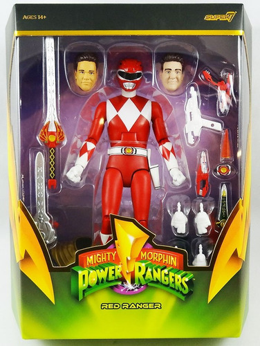 * Super 7 Ultimates Power Rangers Red Ranger - Eternia Store