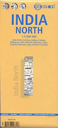 India Norte, Mapa De Carreteras Plastificado. Escala 1:1.000