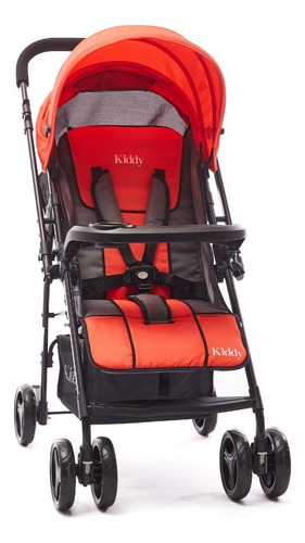 Coche De Paseo Manija Rebatible Go S Kiddy - Color Rojo