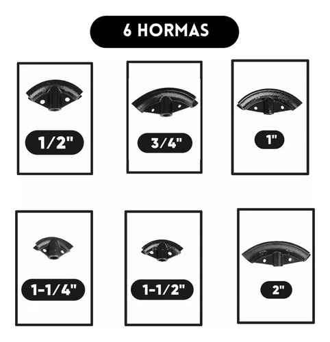 Dobladora De Tubos 16 Toneladas Profesional 1 A 4 Pulgadas