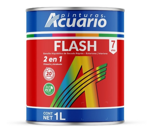 Pintura Flash Color Azul Holandes Acuario 1 Lt Ea42810