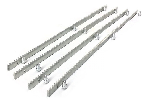 1m Cremallera Acero Motor Portón Automático Para Veloti 1200 Y Titán 1500