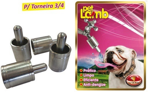 Bebedouro Cães De Torneira Automatico Alumino - Kit 2 Unidad