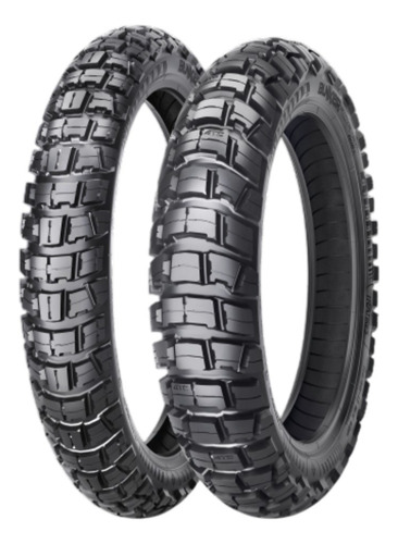 02 Pneus: Tras 110/90-17 + Diant 90/90-21 Ira Dust Cross