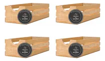 Comprar 4 Huacales De Madera Botelleros. Regalo. Arcones.