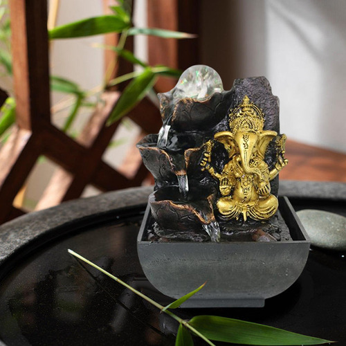Estatuas De, Fuente De Agua De Mesa, 13cmx13cmx18cm