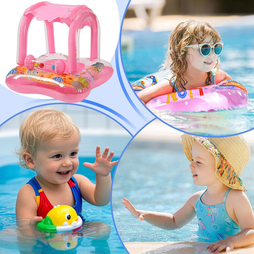 Flotador Bebé Alberca Inflable Ayuda Nadar Infantil