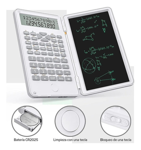 Sjfsjf. Calculadora Científica 240 Funciones Con Tableta Esc
