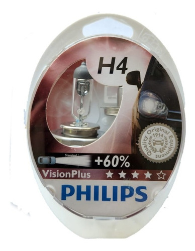 Halogeno H4 P43 Philips 60%+luz  60w55