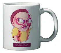 Comprar Taza Ceramica Importada Premium Rick And Morty Morty Smith Blanco Rick And Morty Morty Smith