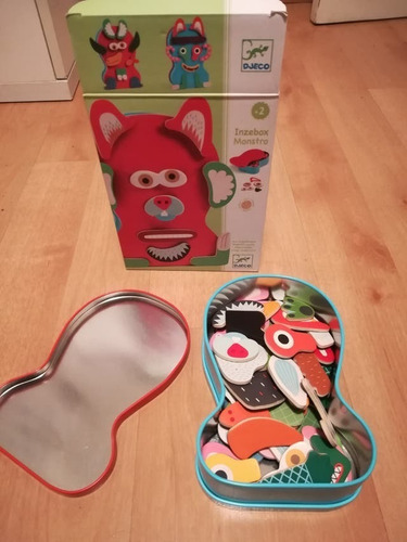 Crea Monstruos Juego Magnético Piezas De Madera 3+ Djeco