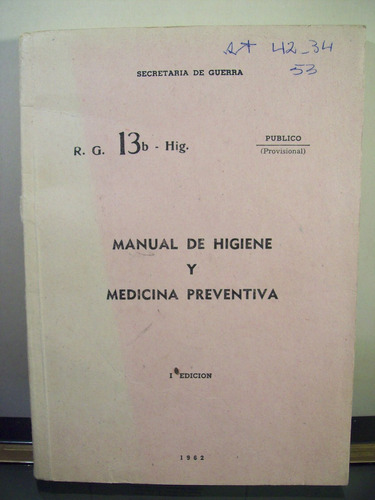 Adp Manual De Higiene Y Medicina Preventiva / Ejercito Arg