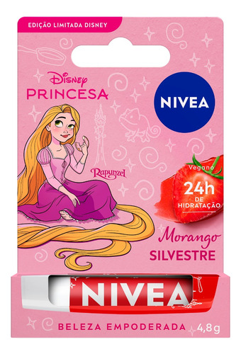 Nivea Hidratante Labial Rapunzel Disney Princesa 4,8g
