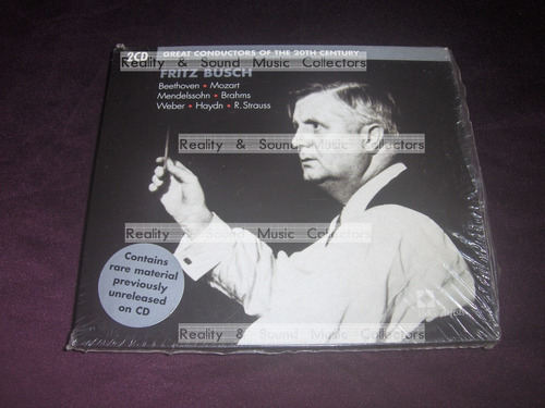 Fritz Busch Great Conductors Of The Century 2 Cd Set