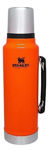 Termo Acero Inoxidable Stanley 1,4 Litros Frio Calor Naranja