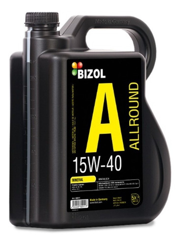 Aceite Mineral 15w-40 - Bizol (5 Litros)