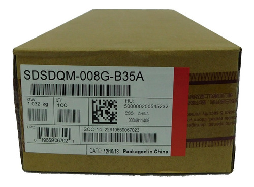 Memoria 8gb Sandisk Clase 4 Sellada Orgnal Caja 100 Unidades