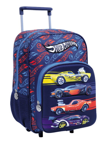 Mochila Carro Hot Wheels 14 Fast 