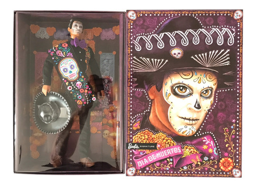 Ken Catrin Dia De Muertos Mattel 2021 Day Of The Dead Barbie (Usado)