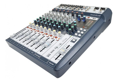 Mesa De Som Soundcraft Signature 10 Canais C/ Gravação Usb