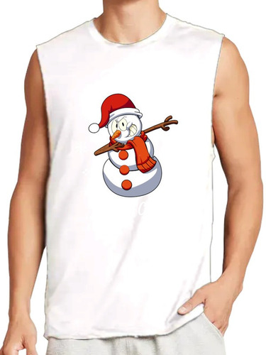 Playera Tank De Dabbing Mu Eco De Nieve Navidad