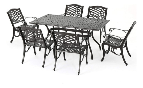 Set De Comedor De Patio; 7 Piezas; Christopher Knight Home