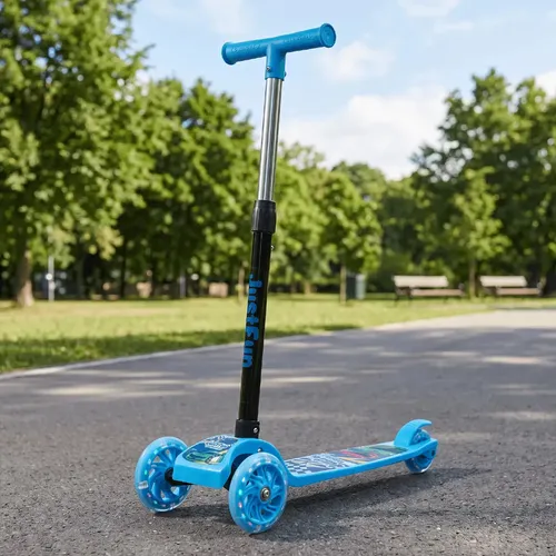 Patinete Infantil 3 Rodas De Led Dobrável Scooter Crianças Cor