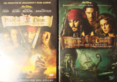 Dvd Colección Piratas Del Caribe