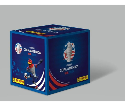 Colección Copa América Usa 2024. Caja Con 50 Sobres Panini