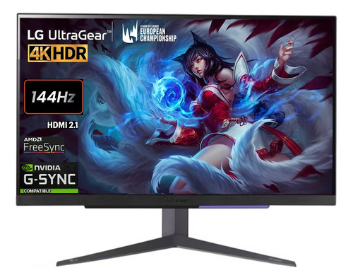 Monitor LG 27 4k 27gr93u Ips Gsync Fsync 144hz Hdr10 Hdmi2.1