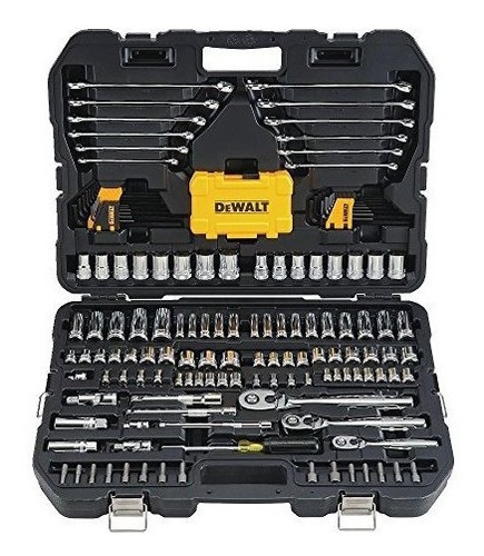 Kit De Herramientas  Dewalt Y Juego De Dados, 168 Piezas Dwm