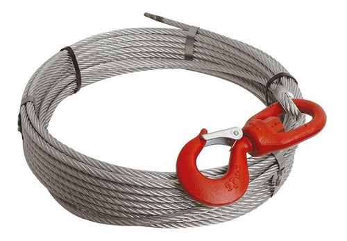 Cable Galv. Winche De Grúas Plataformas 10mmx25mt C/gancho