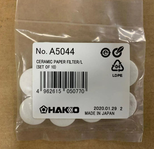 Filtro Hakko A5044 Reemplazo A1033