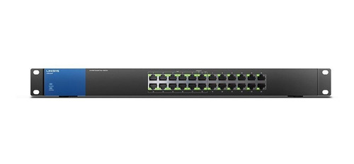 Imagen 2 de 5 de Switch linksys Lgs124p 24 Puertos 12 Poe+ Gigabit Ethernet