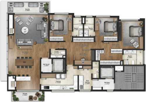 Imagem 13 de 17 de Apartamento À Venda No Bairro Moinhos De Vento - Porto Alegre/rs - O-26475-43400
