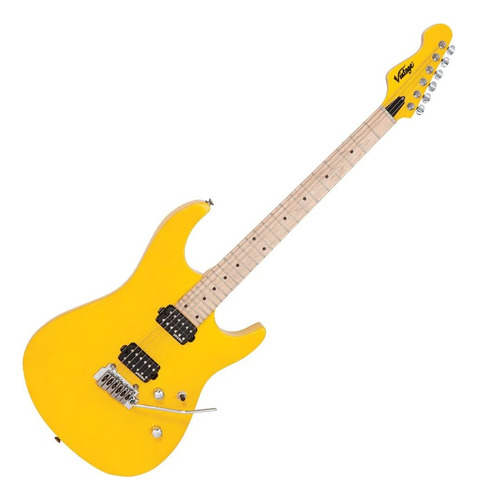  Reissued V6m24 Guitarra Eléctrica Yellow Vintage