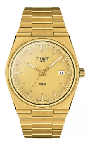 Relógio Tissot Prx 40 T1374103302100 Dourado Quartz Classico