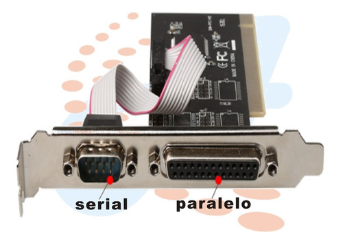 Tarjeta Pci Serial Rs232 - Db9 Y Paralelo 25pines Impresoras