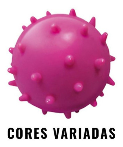 Bola Borracha Mamona Maciça Grande 60mm - Furacão Pet