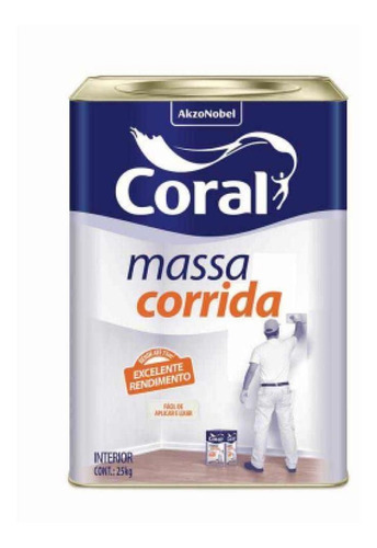 Massa Corrida Branco 25 Kg