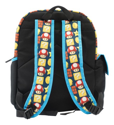 Mochila Escolar Ai Accessory Innovations Super Mario 16