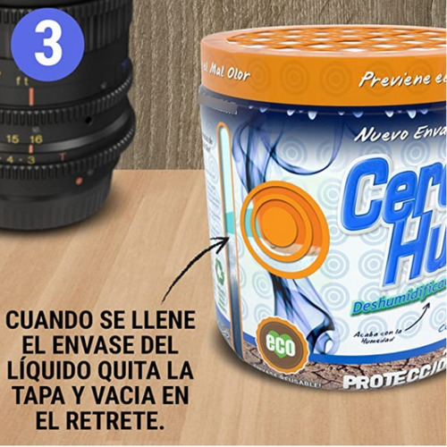 Imagen 4 de 5 de 3 Deshumidificador Bote De 300g Con Aroma Absorbe Humedad