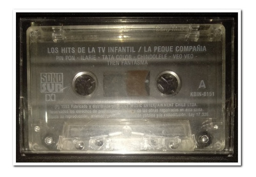 Cassette Los Hits De La Tv Infantil