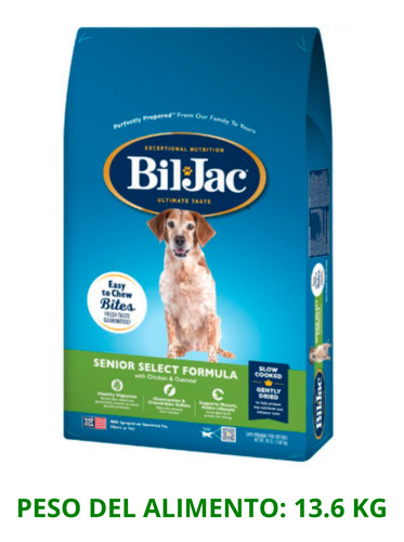 Bil-jac Senior Dog Food 13.6 Kg (alimento Perro Senior)