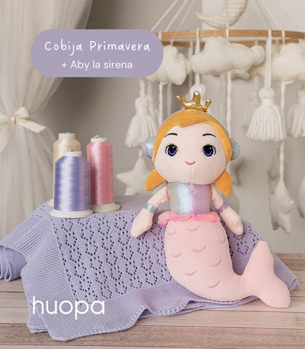 Cobija Cuna Decoracion Tejida Ligera Bebe Personalizada  