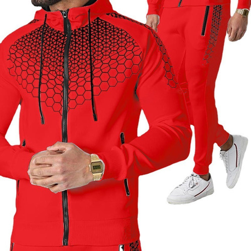 Chaqueta De Traje Deportiva Casual Con Estampado De Panal De