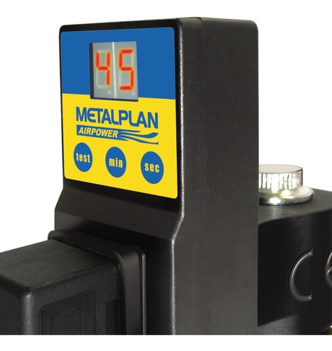 Purgador de aire comprimido Elet Cromatic 3/8 Cr 6000 Metalplan Color Black